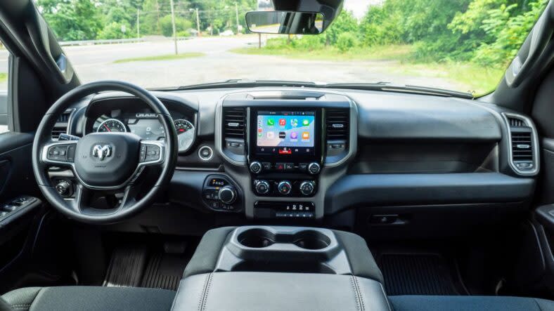 The interface of the 2025 Ram 1500 Warlock