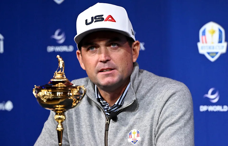 USA's Keegan Bradley during a press conference at The Times Centre, New York. Picture date: Tuesday October 8, 2024. (Photo by Anthony Behar/PA Images via Getty Images)