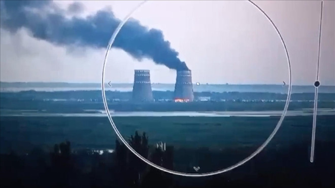 Hỏa hoạn và thương vong gần nhà máy điện hạt nhân lớn nhất châu Âu ở Ukraine