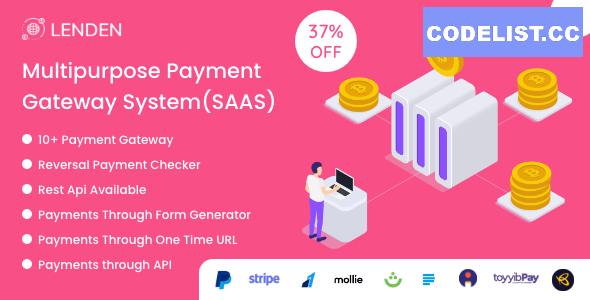Lenden v1.0 - Multipurpose Payment Gateway System (SAAS)