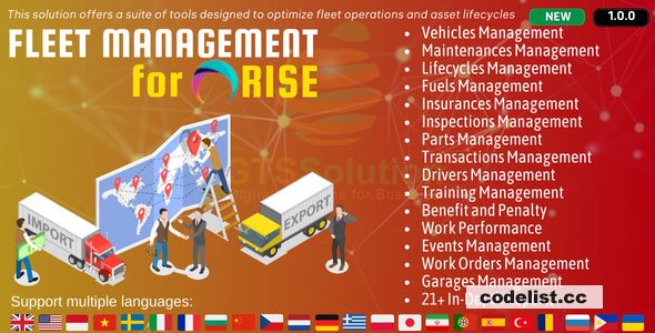 Fleet Management plugin for RISE CRM v1.0.0