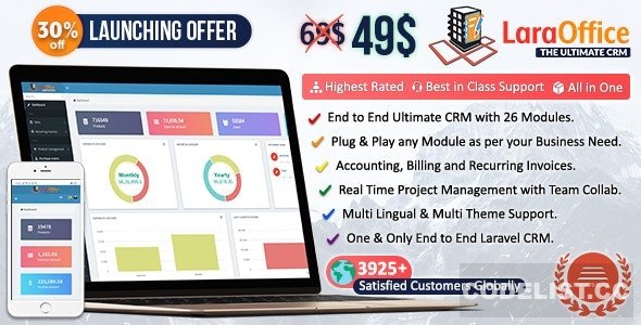 LaraOffice - Ultimate CRM and Project Management System - 27 July 2024