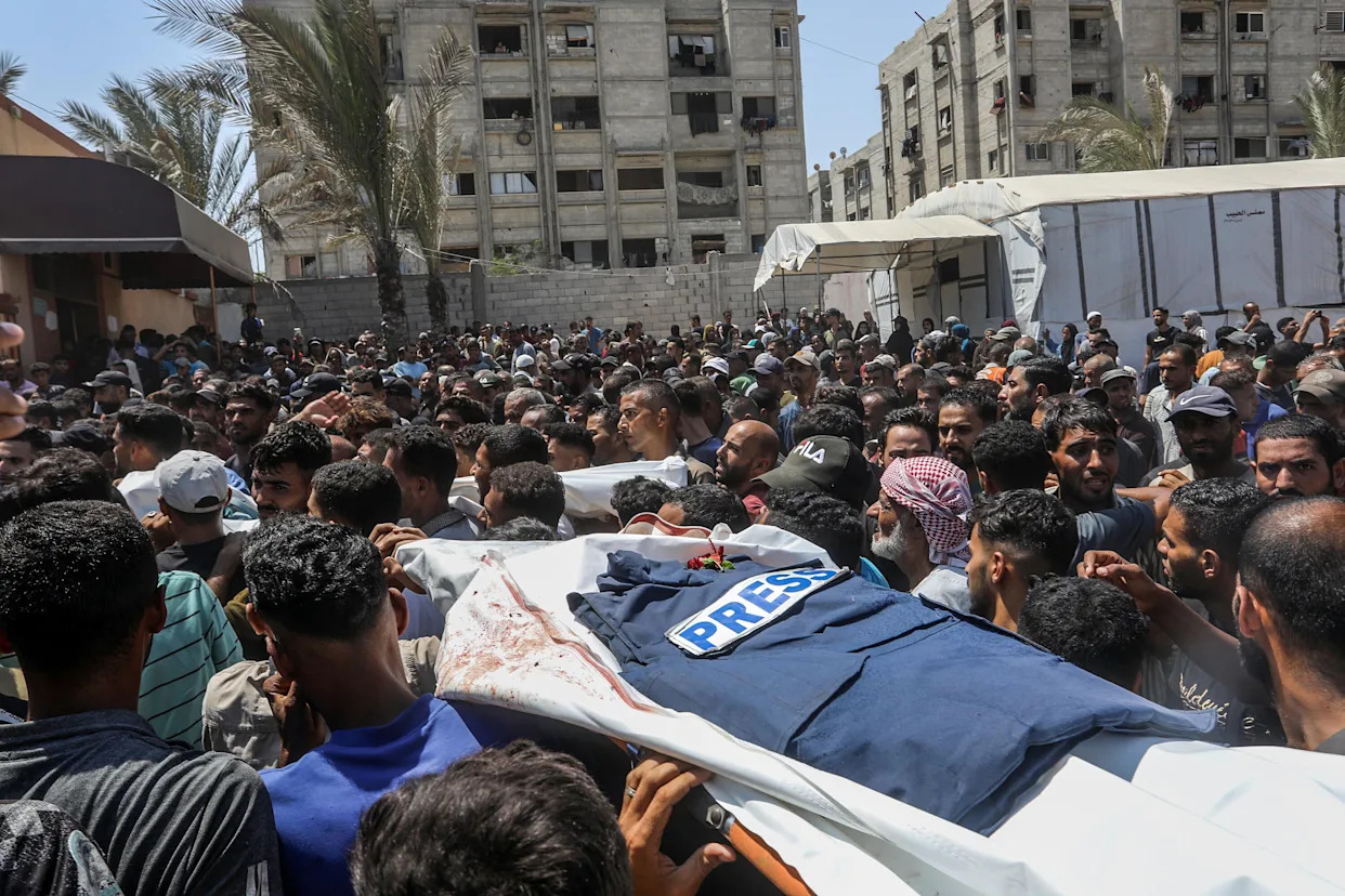Israel says strike that killed journalists targeted a camera used by Hamas