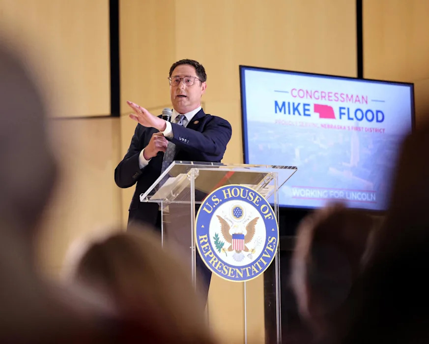 Nebraska Republican faces heckles and boos at town hall over Trump cuts and Epstein