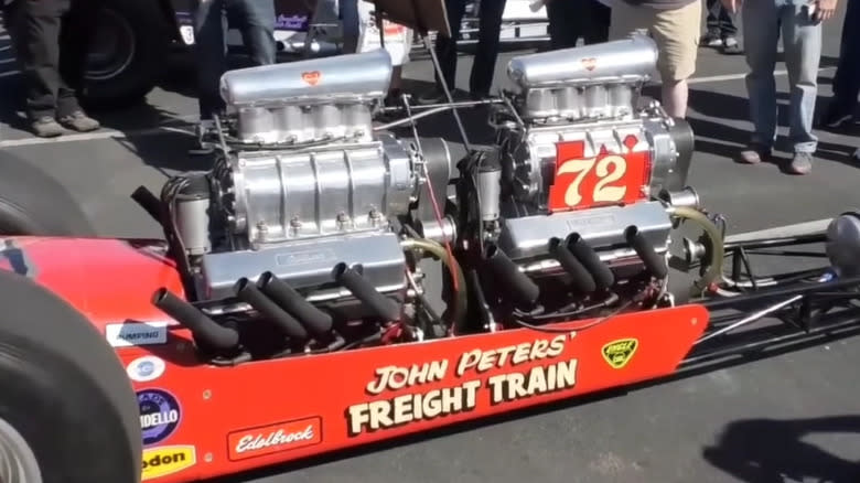 How Top Gas Racers Bolted Two Engines Into One Transmission