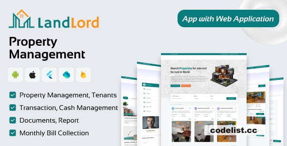Onest Landlord - Property Management - Apartment, Rent Collection, Tenant and Invoice Bill laravel script