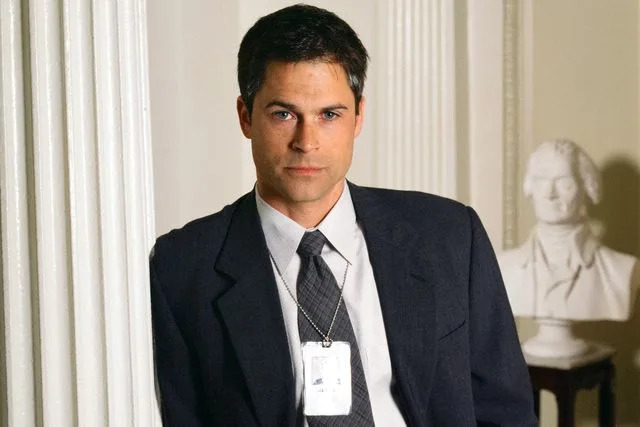 Paul Drinkwater/NBCU Photo Bank/Getty Rob Lowe portrays 'The West Wing' character of Sam Seaborn
