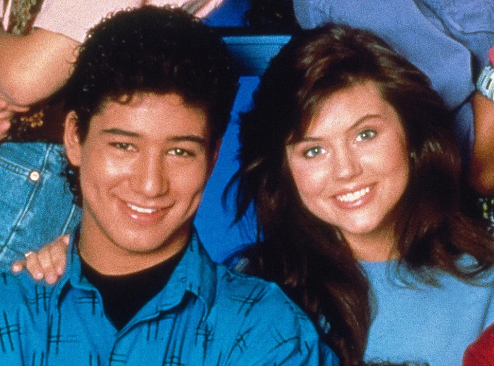 Mario Lopez and Tiffani Thiessen
