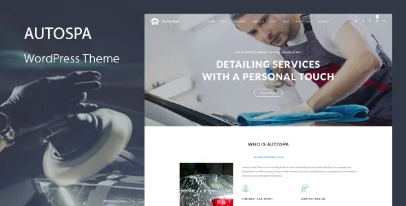 Car Wash v2.8 - Auto Spa WordPress Theme