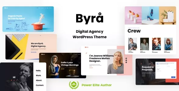 Byra v12.1 - Simple Portfolio WordPress Theme