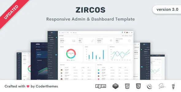 Zircos - Bootstrap 4 Admin & Dashboard Template v3.0.0