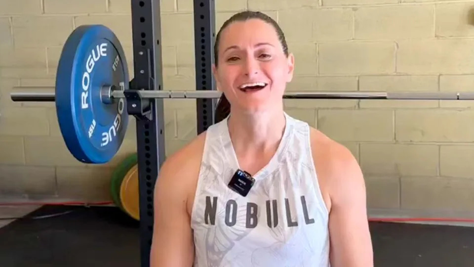 This still from video shows Cait Conley, a Democrat running for New York’s 17th Congressional district, during her "Reps and Real Talk" video promoting her campaign launch. - From Cait Conley/X
