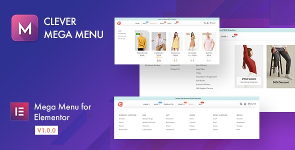 Clever Mega Menu for Elementor v1.0.6