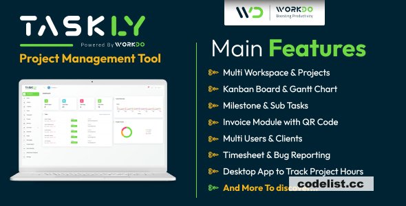 TASKLY v6.2 – Project Management Tool - nulled