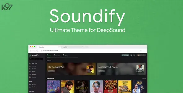 Soundify - The Ultimate DeepSound Theme v1.5.2