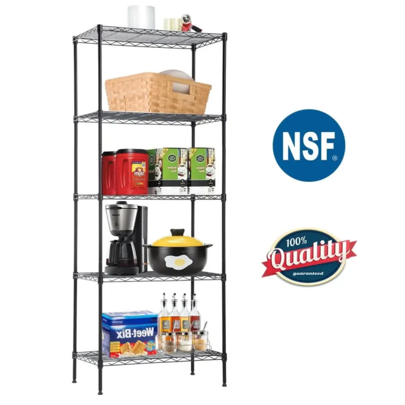 Walmart's 'Sturdy' 5-Tier Shelving Unit Is Now on Sale for Just $40