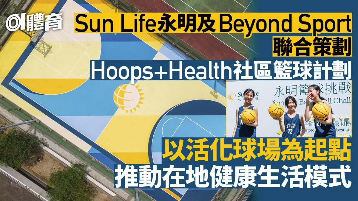 Sun Life永明Hoops+Health社區籃球計劃　推動青少年建立健康生活