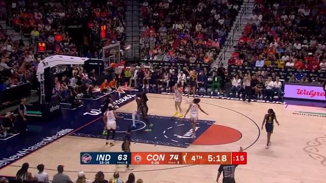 Sophie Cunningham leaves Fever's overtime win over Sun with a knee injury