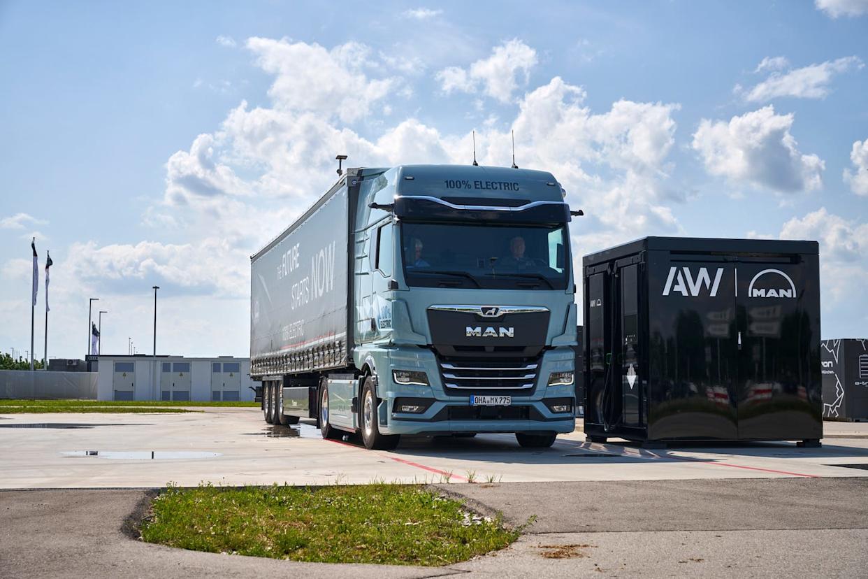 Two EV Truck Makers Seem to Think Charging Cubes Are the Answer