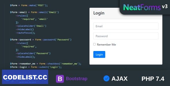 Form Builder - Bootstrap, Validation & AJAX v3.6.0