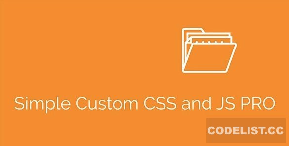Simple Custom CSS and JS PRO v4.21.4