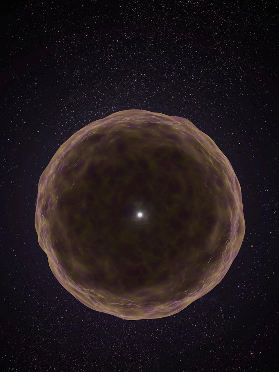 Científicos logran observar el interior de una estrella agonizante
