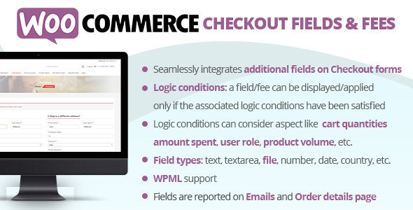 WooCommerce Checkout Fields & Fees v8.6