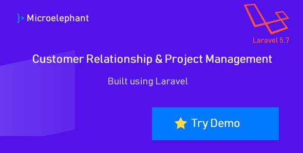 Microelephant - CRM & Project Management System built with Laravel Microelephant - CRM & Project Management System built with Laravel