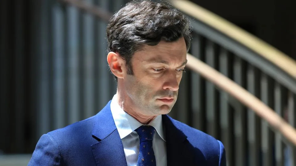 Sen. Jon Ossoff arrives for a classified briefing to Senators on the topic of Iran on June 26 in Washington, DC. - Joe Raedle/Getty Images