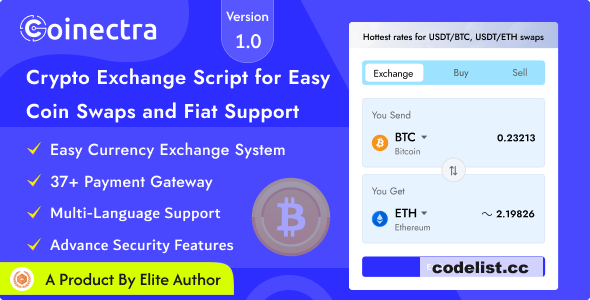 Coinectra v1.1 - Buy, Sell and Crypto Currency Exchange Script - nulled