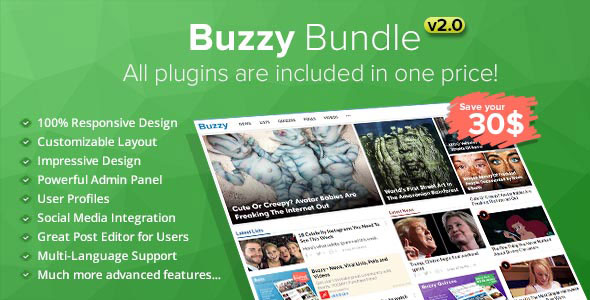 Buzzy Bundle - Viral Media Script v2.0 Buzzy Bundle - Viral Media Script v2.0