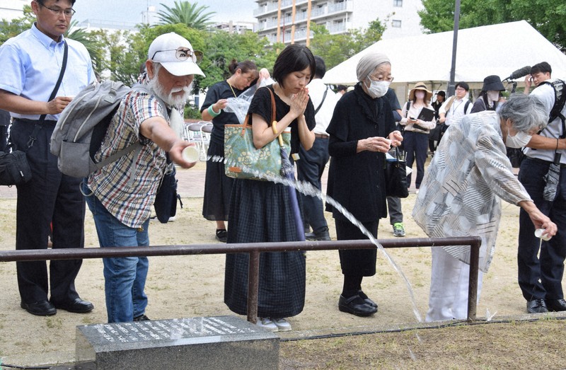 八幡大空襲から80年　2500人死傷　慰霊祭で犠牲者悼む　北九州