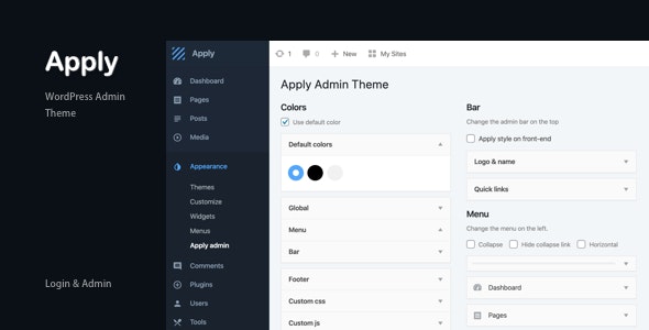 Apply v1.0.0 - WordPress Admin Theme