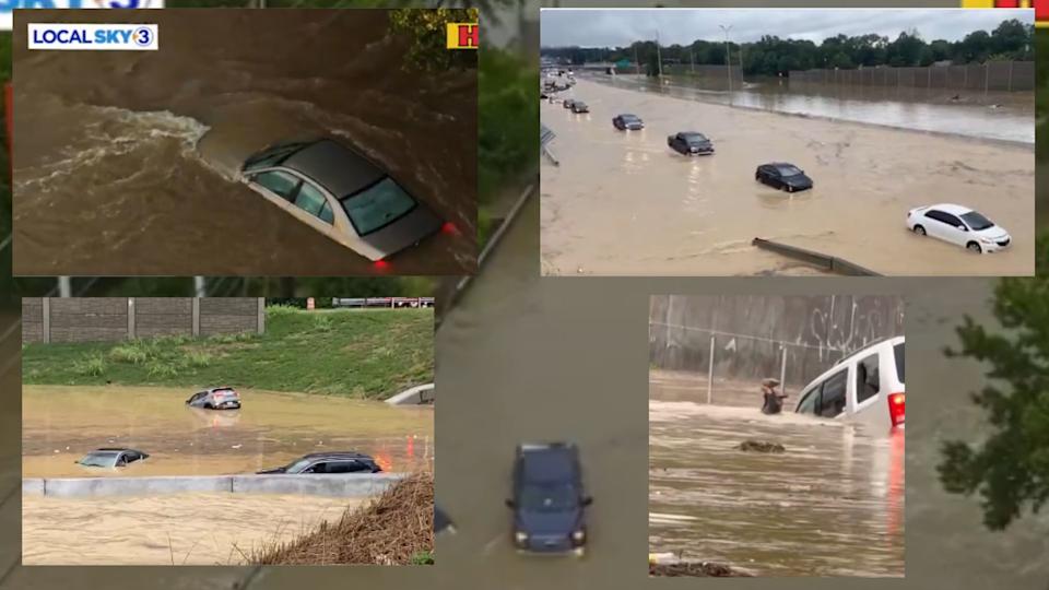 Flooding In Tennessee Damages Countless Cars