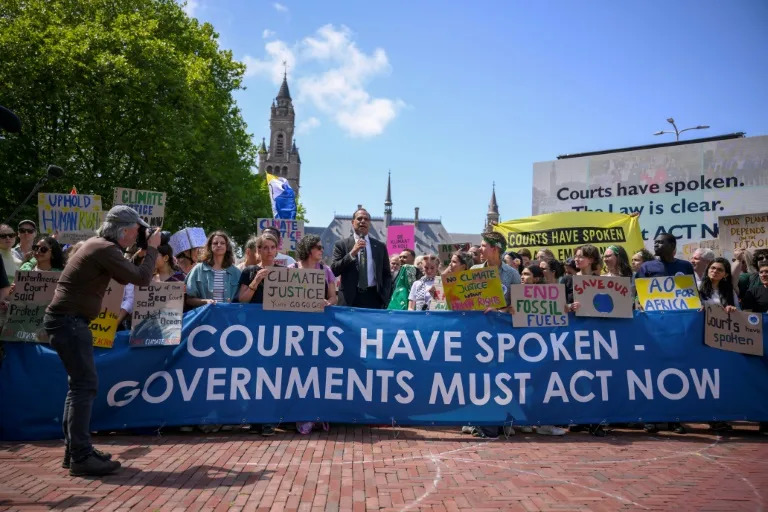 Campaigners and countries on the climate frontlines have already hailed the ruling (JOHN THYS)
