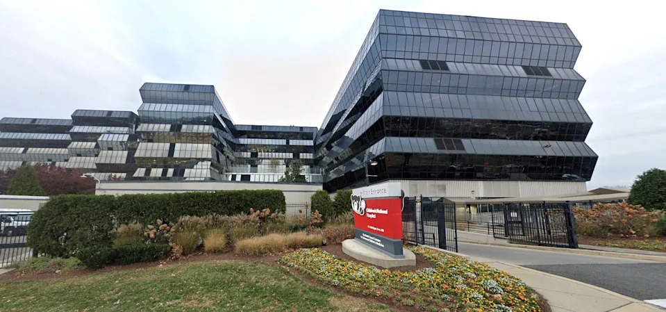 Google Maps Street View - PHOTO: In this screen grab from Google Maps Street View, the Children's National Hospital is shown in Washington, D.C.