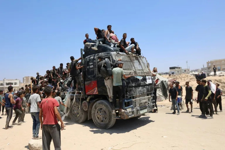 Some aid is getting in to Gaza but not enough to stave off chronic shortages of food and other essentials (Omar AL-QATTAA)