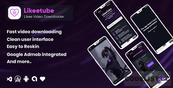 Likeetube v1.0.0 - Likee video downloader no watermark (android) Likeetube v1.0.0 - Likee video downloader no watermark (android)