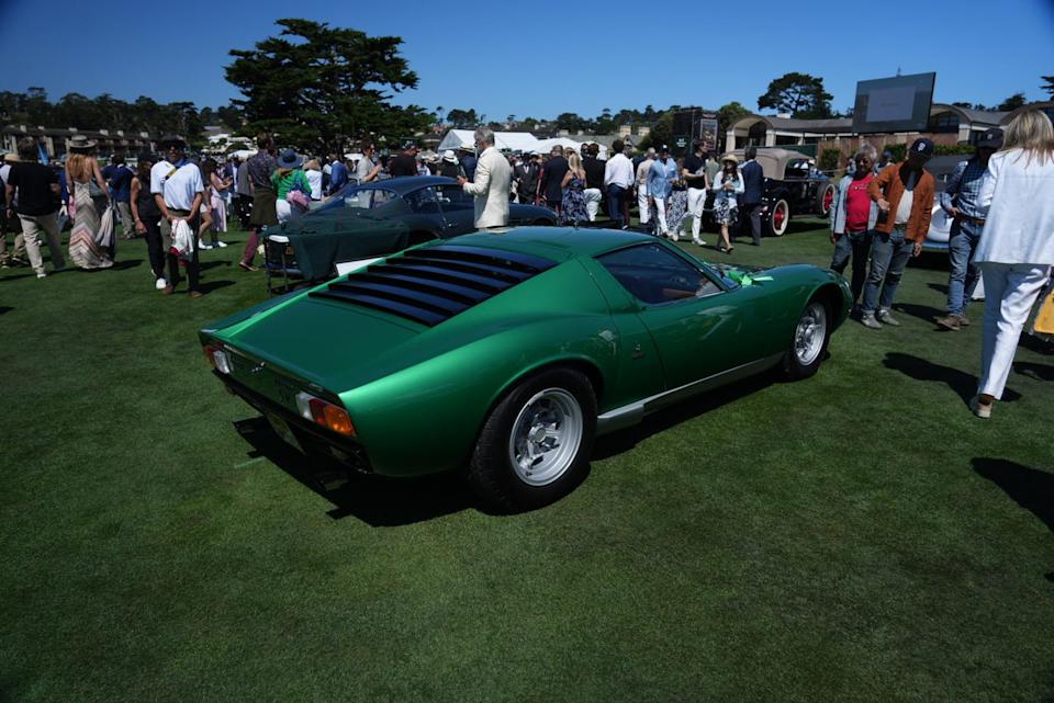 1971 lamborghini miura p400 sv bertone coupé
