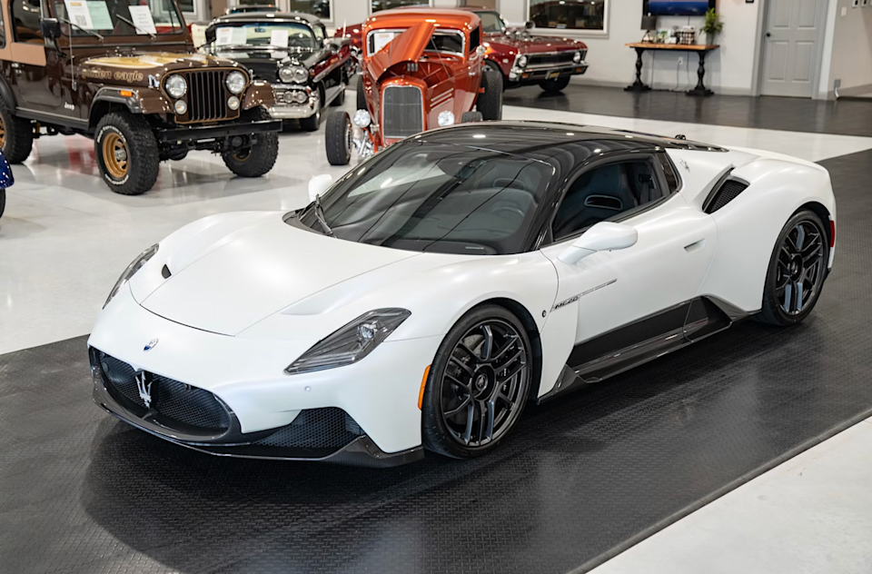Low-Mileage 2022 Maserati MC20 From Burnyzz Collection Offered Without Reserve