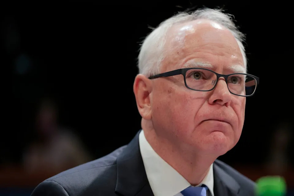 Minnesota Governor Tim Walz called in the National Guard after a huge cyberattack prompted safety concerns in St. Paul (Anna Moneymaker/Getty Images)