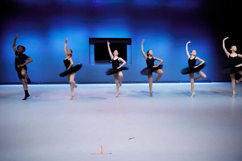 Students of the Debbie Allen Dance School