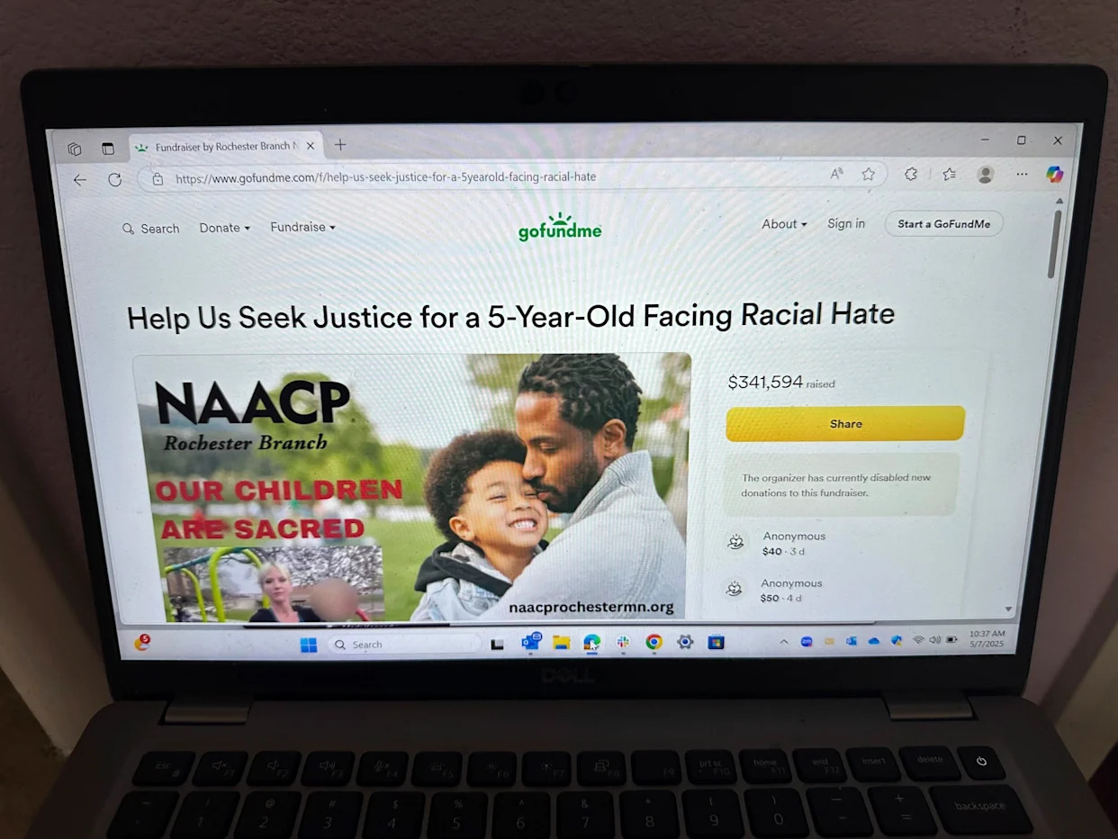 Minnesota woman charged for using racial slur against Black child as her fundraising tops $800,000