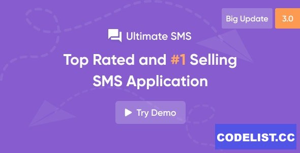 Ultimate SMS v3.8.0 - Bulk SMS Application For Marketing - nulled