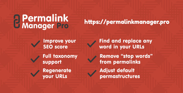Permalink Manager Pro v2.2.8.3 - WordPress Plugin