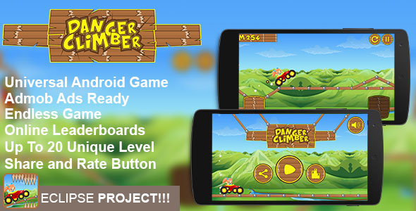 Danger Climber - Addictive Arcade Android Game Template Eclipse Project Danger Climber - Addictive Arcade Android Game Template Eclipse Project