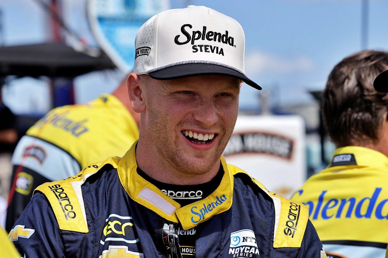 Christian Rasmussen Rockets From Seventh to First, Surges Past Palou for First IndyCar Win