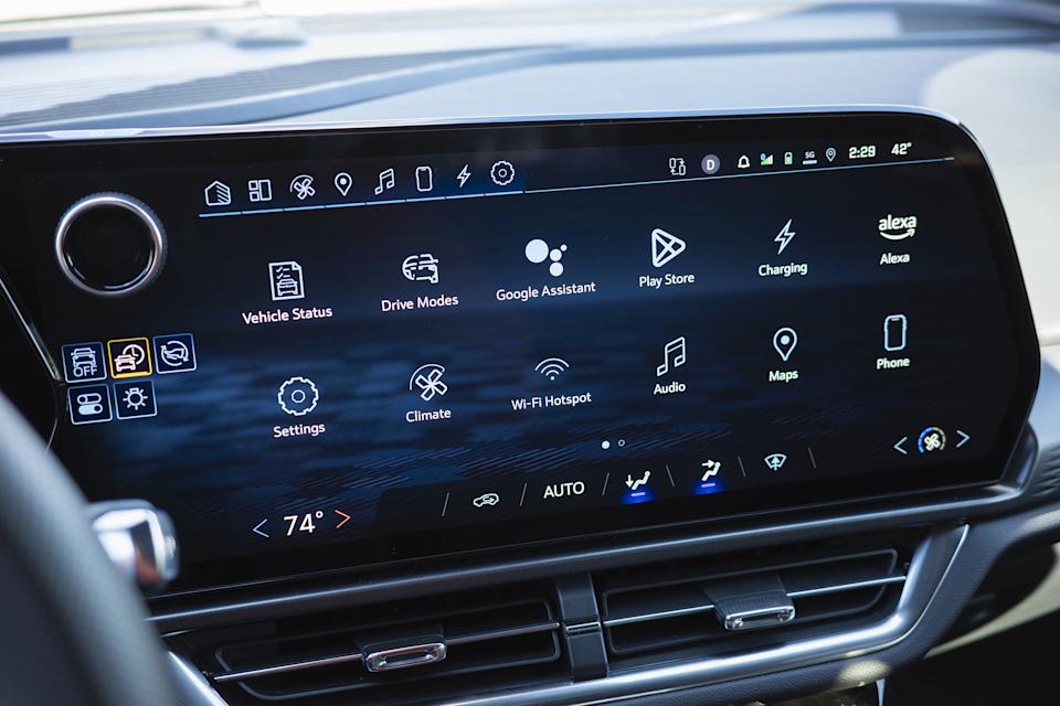 The All Apps menu in a Chevy Equinox EV.