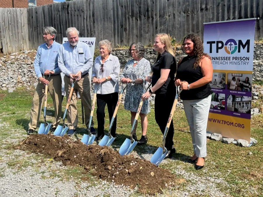 Tennessee Prison Outreach Ministry breaks ground on Morgan House in Wedgewood Houston