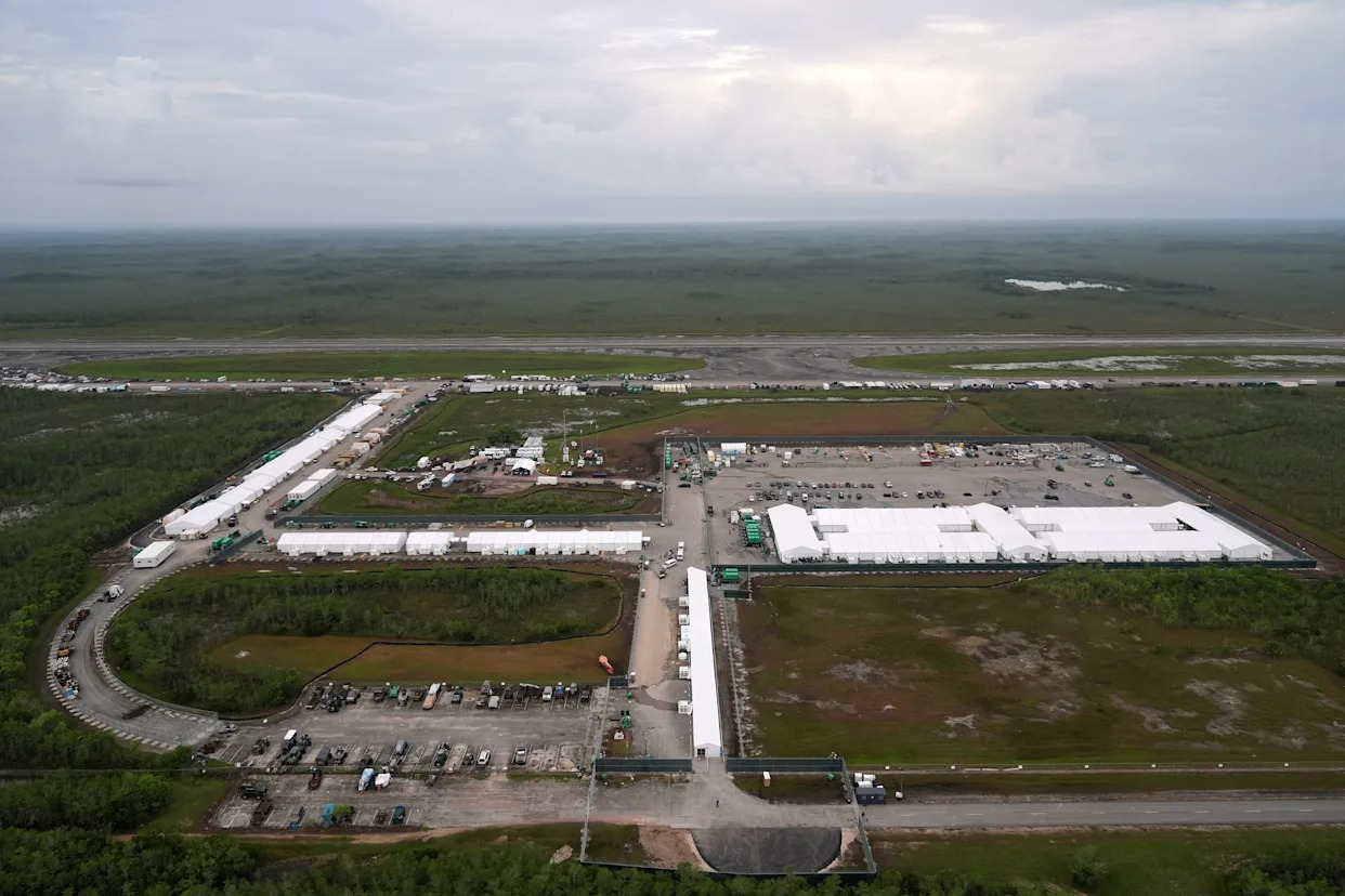 Florida must stop expanding ‘Alligator Alcatraz’ immigration center, judge says